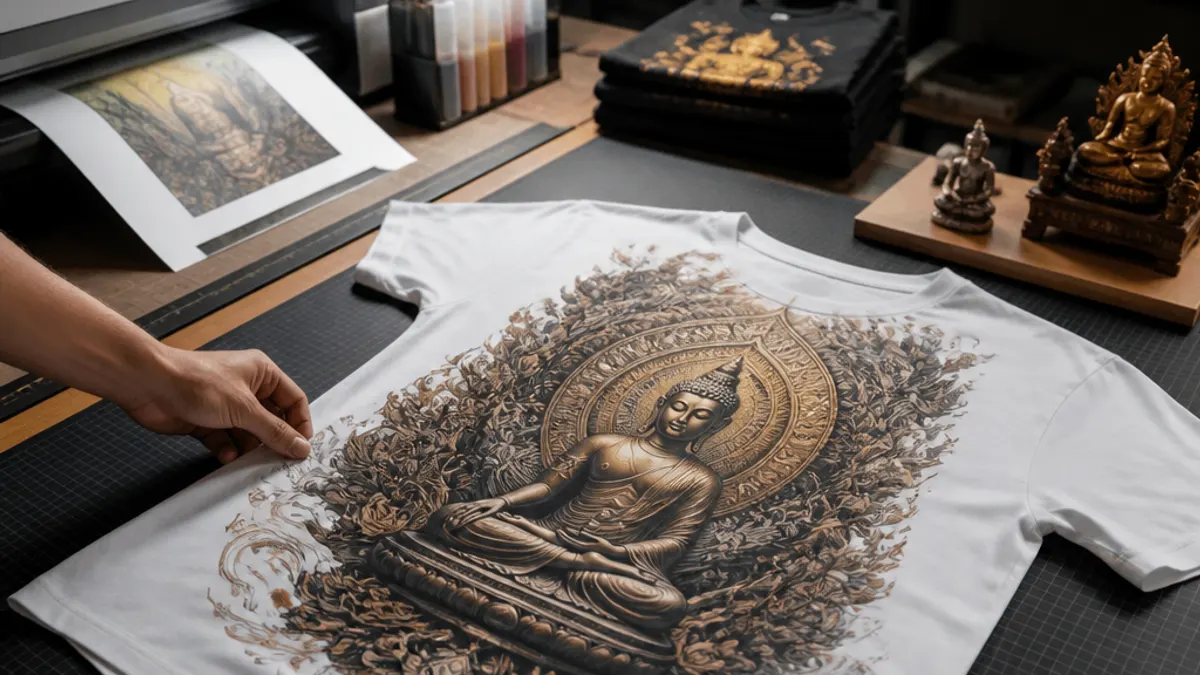 เสื้อพิมพ์ลาย — เสื้อพิมพ์ลาย ทำเองได้! คู่มือฉบับสมบูรณ์ตั้งแต่ออกแบบจนถึงสวมใส่จริง